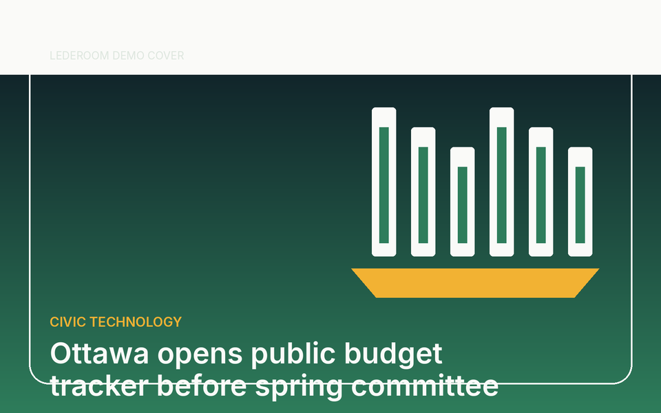 Ottawa lance un suivi public du budget avant le vote du comité